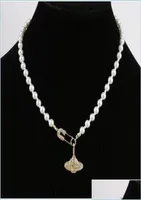 Colares de pingentes de luxo de moda de luxo Planeta colar de pérolas Chain de clavícula barroca para mulheres entrega 2021 jewelr9851369