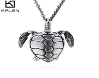 New casting Stainless Steel Baby Turtle Pendant Necklace Cool Gifts For Men Boys Baby Lovely Gift7658030
