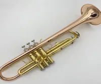 Strumento di tromba professionale di alta qualità per i principianti per suonare la presa inversa del fosforo in bronzo a golding Gold, a mancher Trumpet4443504