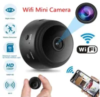 A9 Mini Kamera WiFi Kablosuz Video Kameralar 1080p Full HD Küçük Dadı Kam Gece Görme Hareket Etkinleştirilmiş Gizli Güvenlik Magnet307E3181233