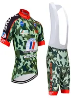 2020 de France Camouflage Cycling Team Trikot 20d Bike Shorts Anzug Ropa Ciclismo Herren Sommer Schnell trockenes Fahrrad Bicycling MAILLOT WEAR3068642