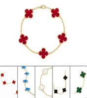 Luxus Clover Bracelet Designer Schmuck für Frauen Cleef Liebe Charme Armbänder Geschenke Weihnachtsgeschenk2546492