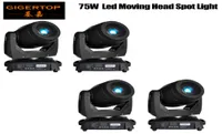 4XLot 75W LED Spot Moving Head Lights DJ Controller For Stage Bar Disco Party DJ Wedding DMX 512 Function 90V240V3015437
