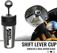 Tasses 650 ml Fast and Furious 9 GearShift Cup avec couvercle de paille Levier de vitesse intéressant portable 10 28cm Creative Gift9359839