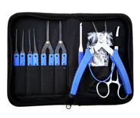KLOM Broken Key Extractor Set Plus Professional Lock Picking Kit Lock Picks Tools Locksmith Tools For Beginner Training2678891