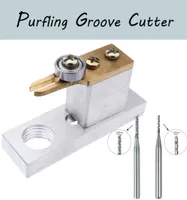 NAOMI Violin Purfling Groover Cutter Carrier Adjustable Stand Violin Making Luthier Tool 12mm 20mm Miling Cutters8805167