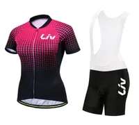 2022 Liv Women Team Team Bike Summer Cycling Jersey Bib Shorts Set Road Bicycle Jerseys MTB.