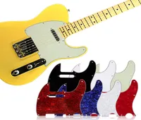 Guitar Parts 6 Colors 3Ply Aged Pearloid Pickguard for Tele Telecaster Guitar Pickguard Multi Colors 3Ply Aged Pearloid Pickguard1056410