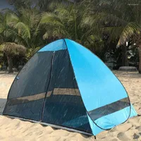 الخيام والملاجئ حماية الأشعة فوق البنفسجية Camping Beach Tent تلقائيًا تلقائيًا مع Nature Sun Shelter Gazebo Outdoor Accessories
