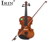 IRIN 44 Full Size Natural Acoustic Violin Fiddle Craft Violino With Case Mute Bow Strings 4String Instrument For Beiginner5091702