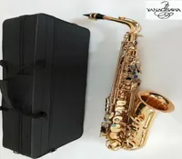 Kvalitet Yanagisawa A991 Alto Saxophone Eflat Lacquer Gold Sax Alto Mouthpiece Ligature Reed Neck Musical Instrument9095700