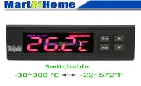 WH7016J Switchable 30300 C 22572 F Controlador de temperatura digital Termostato electrónico WarmerProbe 1224110220V6597722