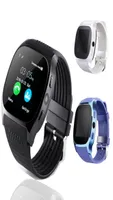 Wristbands T8 Smart Watch IP68 نطاقات فولاذية مقاومة للماء معدل ضربات القلب ECG ضغط الدم الأكسجين مع Wristband2883454
