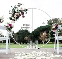 Party Decoration 150cm Round Balloon Arch Holder Bow Of Circle Wreath Stand Wedding Birthday Decor Baby Shower Background2017977