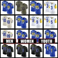 99 Aaron Donald Jersey Baker Mayfield Cooper Kupp Football 9 Matthew Stafford Jalen Ramsey Andrew Whitworth Bobby Wagner Los Angeles Rams Eric Dickerson Taylor Rapp