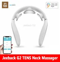 Xiaomi Youpin Jeeback Cervical Massager G2 TENS Pulse Back Neck Massager Infrared Heating Health Care Relax Work For Mijia App 2023332043