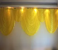 6m wide swags of backdrop valance wedding stylist backdrop swags Party Curtain Celebration Stage Performance designs and drapes on3492130