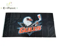 AHL San Diego Gulls Flag 35ft 90cm150cm Banner de poli￩ster Decoraci￳n Flying Home Gards Festive Gifts1829892