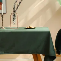 طاولة قطعة قماش حديثة بلون شمالي الصلبة الخفيفة الحزب الفاخرة المخملية ديكور المطبخ الجماليات Manteles de mesa tockloth