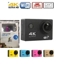 4K Spor Kamera HD Action 2 WiFi Dalış 30 Metre Su Geçirmez Kameralar 1080p Full HD 140 ° Kamera Kameralar Spor DV Araba Renkleri En Ucuz JB257U