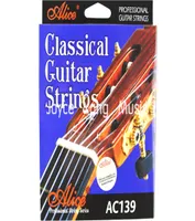 Alice AC139NH Classical Guitar Strings Titanium Nylon Strings SilverPlated 8515 Bronze Wound 1st6th Strings 7798277