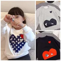 baby sweaters Kids pullover toddler Sweatshirts Pullovers Boys Girls Unisex Autumn Winter Love shape Warm fasion designers pullovers Jumper