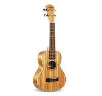 23 tum konsert Zebra Wood Ukulele 4 Strings Hawaiian Mini Guitar UKU Acoustic Guitar Ukelele Guitar for Music Lovers Gift6115929