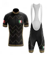 2022 New Italy Go Team Cycling Jersey Sets Hombres Summer Summer Short Cycling Clothing MTB Bike Traje ROPA Ciclismo Hombre3657030