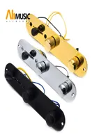 Chromegoldblack 3 vias com fio com bot￵es de chicote de placa de controle pr￩ -conectados para TL TeleCaster Guitar Parts7017807