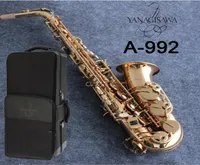 SAXOPHONE JAPON ALTO YANAGISAWA A992 GOLDEN SAX ALTO LACQUER GOLD SAXOFONE MUSICAL MUSICAL MUSICAL AVET