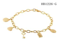 Bijoux de cr￩ateur de luxe Master Key Love Bangle Bangle Womens Fashion Chain Personalit￩ Bracelet Multi Pendant Iced Out Bracelets Bangles 1289638