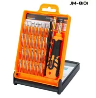 JM8101 Multifunktionell Mini Precision Skruvmejsel Set iPhone Laptop Cell Phone Repair Tool Kit Handverktyg SET8787344