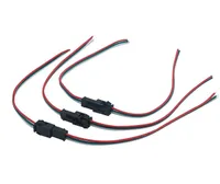 3 핀 LED 커넥터 Malefemale JST SM 3 PIN 플러그 커넥터 WS2811 LED 스트립 라이트 LED 모듈 4686039 용 와이어 케이블