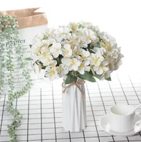 1pcs 5 çatal pembe ipek begonya çiçekler yapay çiçekler ev dekorasyon düğün sahte çiçek yapay uzun 25cm14719758
