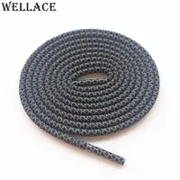 Wellace Round Rope 3M Laces Visible Reflective Runner Shoe Laces SAFTY Shoelaces Shoestrings 120cm for Boots Basketball Shoes194J