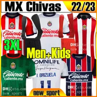 XXXL 2022 2023 MX Chivas Soccer Jerseys I. Brizuela Guadalajara 22/23