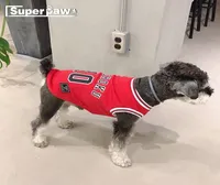 Moda köpek yaz spor yeleği pet kedi sweatshirt futbol basketbol forması kıyafetleri küçük orta köpekler için drop sbc02 t20093975846