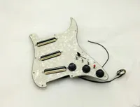 ST Style Guitar Pickups SSS Humbucker Pickups Zebra Guitar Pickguard Wiring Suitable for Str Guitar 20 style combinations3816647