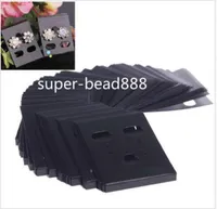 200Pcs Jewelry Earring Ear Studs Hanging Holder Display Hang Cards Plastic Show5311014