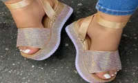 Sandálias mulheres peep dedo dedo fivela tira de tira plana Sapatos de mulheres Summer Fashion Beach Casual Feminino Footwear Plataforma feminina2293805