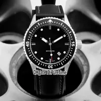 New Fifty Fathoms 50 Fathoms Bathyscaphe 5000-1110-B52A Steel Case Black Dial Automatic Mens Watch Nylon Leather Watches Puretime 312v