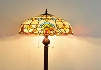 Europeanstyle Tiffany Stained Glass Lamps Barock Creative Retro Coffee Shop Bedroom Living Room Study Floor Lamp TF0271805089