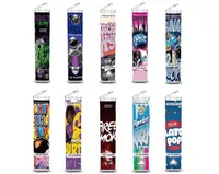Witze Up Pre -Roll -Verpackung Flasche Plastik -Cr -Preroll -Röhrchen mit 26 Designs Aufklebern und Hitze schrumpfbarer Film5189948