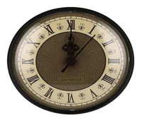 V￤ggklockor 1pc klassisk Mute 212quot Clock Quartz Mekanismr￶relse s￤tt in romersk siffra vita ansiktsguldtrim Practical DIY P4476962