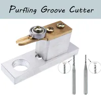 NAOMI Violin Purfling Groover Cutter Carrier Adjustable Stand Violin Making Luthier Tool 12mm 20mm Miling Cutters6126185