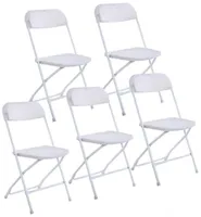 Yeni Plastik Katlanır Sandalyeler Düğün Partisi Etkinlik Sandalye Ticari Beyaz Gyq8022029