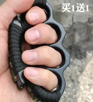 Tiger Glass Fiber Finger Four Hand Brace Clasp مجموعة أدوات الدفاع عن النفس حلقة معدات القتال القانونية 17AX10148705462