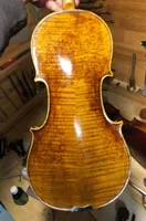 40 anos Spruceall European Wood 44 Stradivarius Amarelo Violino Italiano Vintage Violino Profissional Musical Instrument8057352