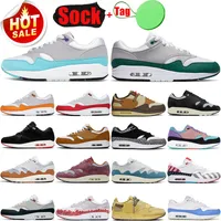 Max 1 1s Buty Mesn Women Anniversary Aqua Green Orange Red Red Brown Black Brown Elephant Have Monarch University Blue Patch Runner Running Shoe 36-45