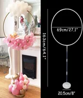 Party Decoration Heart Round Circle Ballon Stand Balloons Hoop Holder Colmn Weddng Backdrop Balons Farme Birthday Baby Shower Deco4205440